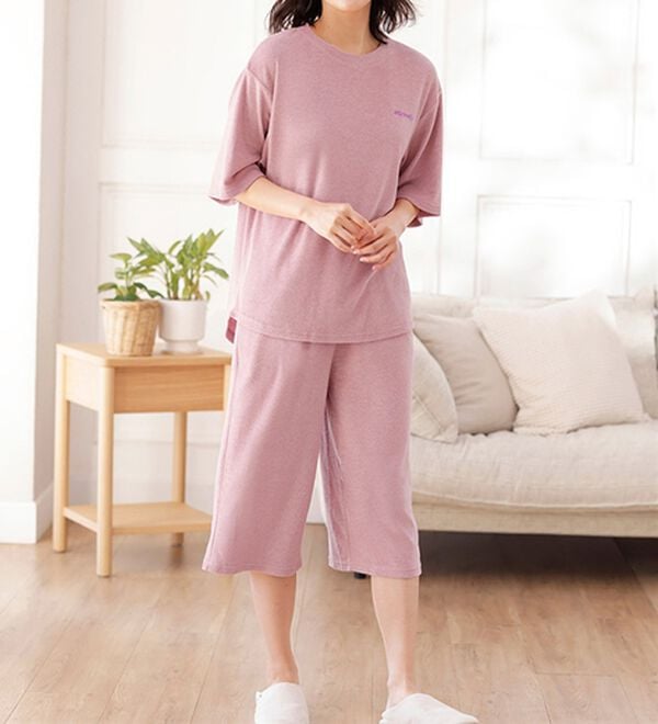 LAVIENNE（ラヴィエンヌ）の「ひんやり綿混クールパイル素材パジャマ（パジャマ・ルームウェア）」｜詳細画像