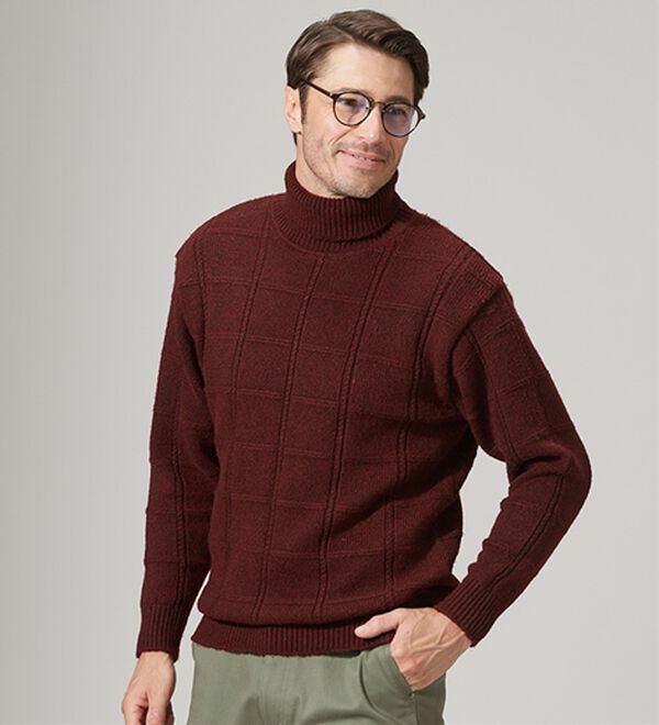 「まさに画期的裏暖かセーター（メンズニット・セーター）」｜詳細画像