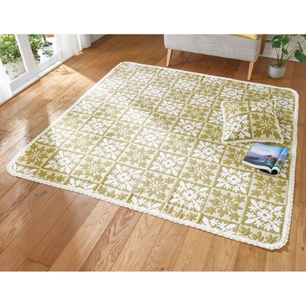 「抗菌防臭防ダニ付ハワイアンふくれジャカード織マルチカバー（ソファーカバー）」｜詳細画像