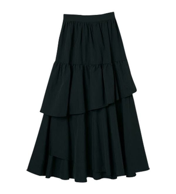 RANAN（ラナン）の「ひんやり！ランダムティアードスカート（ロングスカート）」｜詳細画像