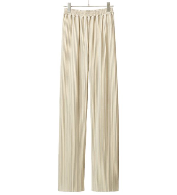 ルフラン（ルフラン）の「【３本組】レギンスより「ほっそり見せ」プリーツパンツ（フルレングスパンツ）」｜詳細画像