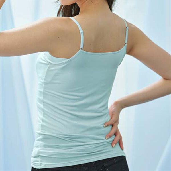 YU'NOW（ユナウ）の「【制菌】ひんやり冷感！汗取りパッド付きクールシリーズ　キャミソール（肌着・インナーウェア）」｜詳細画像