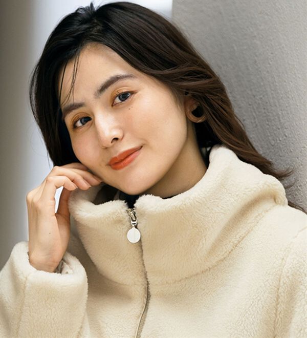 ルフラン（ルフラン）の「上品ボア切替デザインコート（ハーフコート）」｜詳細画像