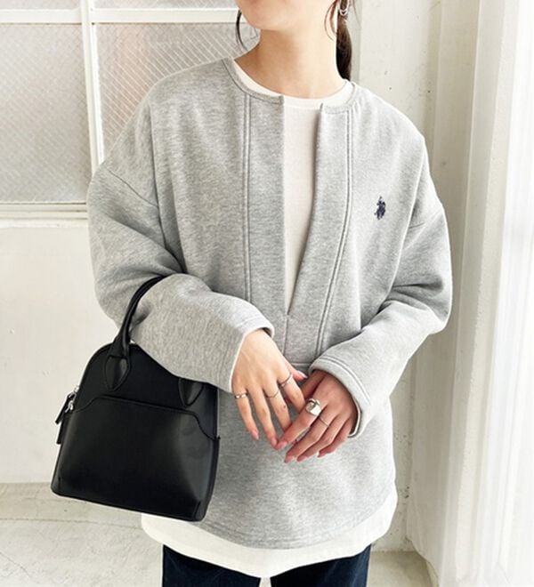 GeeRA（ジーラ）の「【Ｕ．Ｓ．ＰＯＬＯ　ＡＳＳＮ】深Ｖネックプルオーバー（トレーナー・スウェット）」｜詳細画像