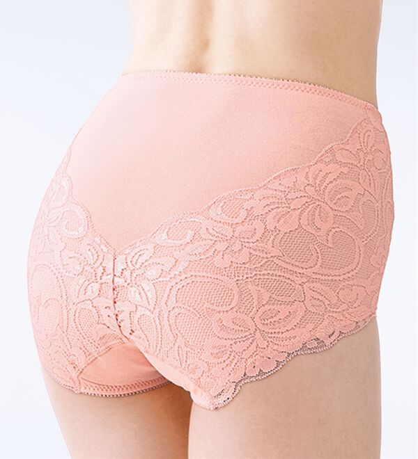 LAVIENNE（ラヴィエンヌ）の「【１０色組】レースがうれしいたっぷりショーツ（ショーツ）」｜詳細画像
