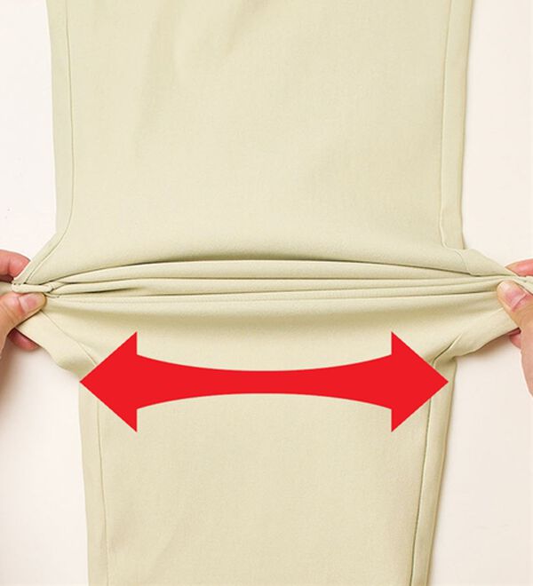 ルフラン（ルフラン）の「〔ａ・Ａ・Ｐ〕刺しゅうストレッチ美脚パンツ（フルレングスパンツ）」｜詳細画像