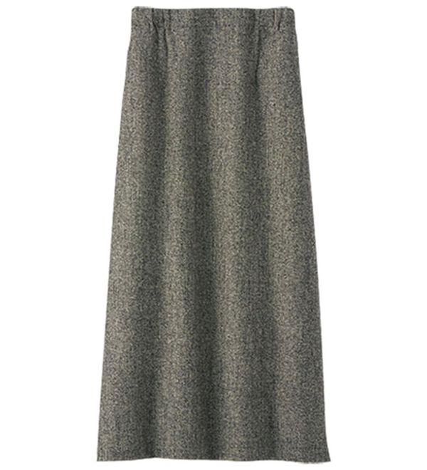 BELLUNA（ベルーナ）の「【尾州】日本製ウール混スカート（ロングスカート）」｜詳細画像