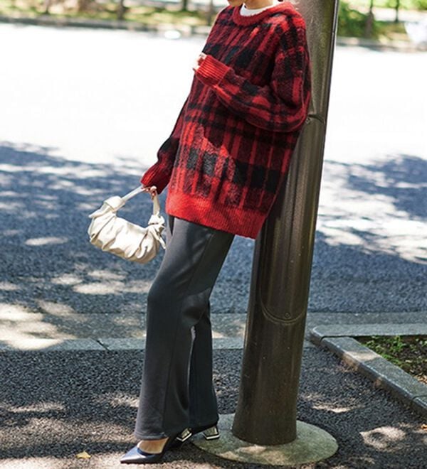 RANAN（ラナン）の「裏起毛！セミワイドパンツ（ワイドパンツ・ガウチョ）」｜詳細画像
