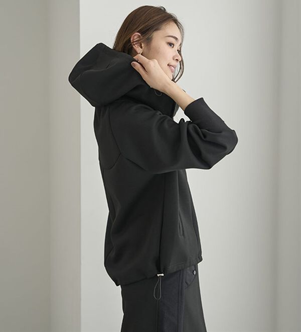 BELLUNA（ベルーナ）の「【ＳＭＡＲＴ　ＥＣＯ　ＪＥＲＳＥＹ】ダブルジップ切替パーカー（パーカー）」｜詳細画像