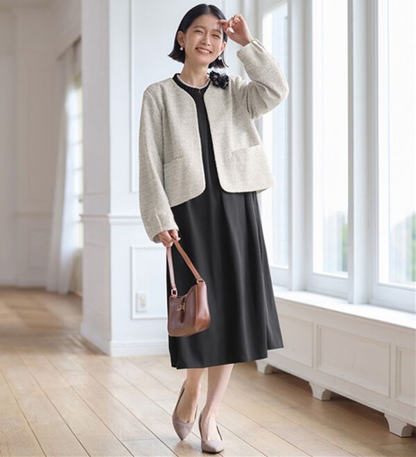 Viola e Viola（ヴィオラ エ ヴィオラ）の「【４点セット】入卒お任せ！２ジャケットワンピーススーツ（その他スーツ）」｜詳細画像