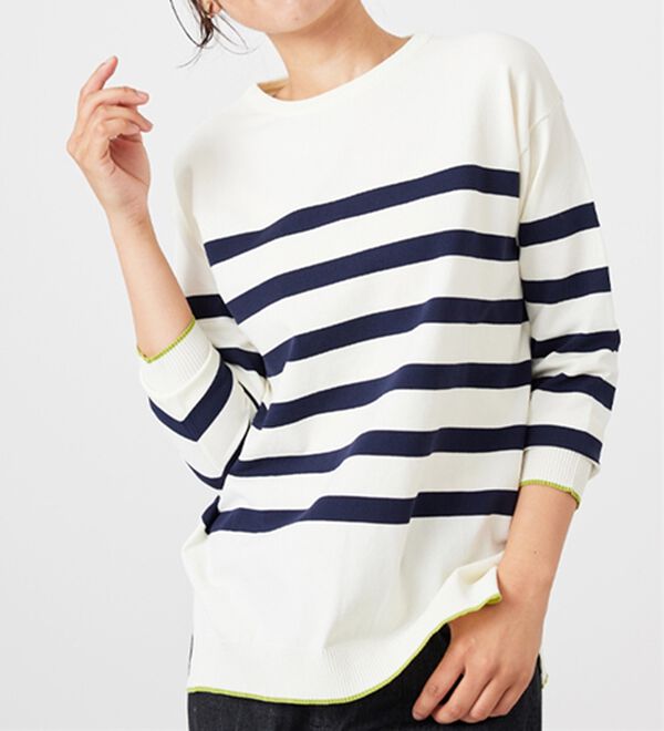 BELLUNA（ベルーナ）の「毛玉になりにくい！ニットプルオーバー（ニット・セーター）」｜詳細画像