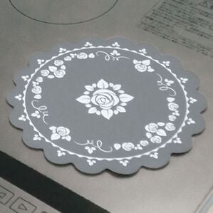 「ＩＨ／ガスマット　ローズ柄　２枚組（その他キッチン用品）」｜詳細画像