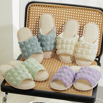 iellio（イエリオ）の「ポップコーンルームシューズ＜スリッパ・滑り止め加工＞（スリッパ・ルームシューズ）」