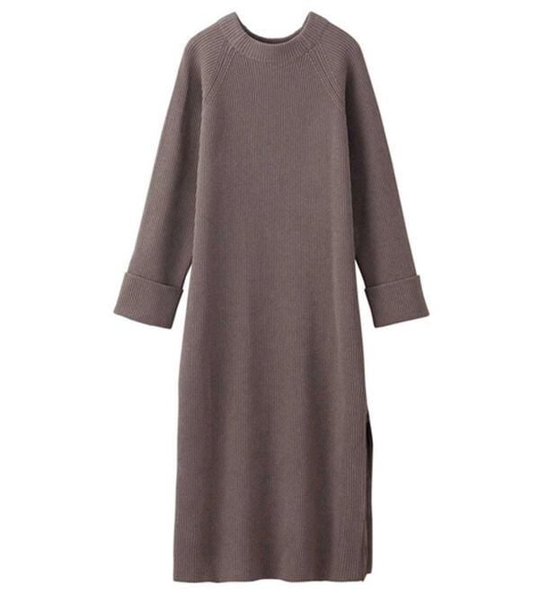 GeeRA（ジーラ）の「裾ファスナースリットニットワンピース（ニットワンピース）」｜詳細画像