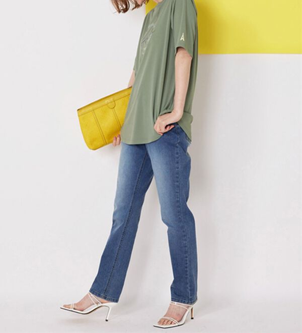 BELLUNA（ベルーナ）の「＜ＥＬＬＥ　Ａｃｔｉｖｅ＞裏メッシュ裾ラウンドチュニック（チュニック）」｜詳細画像