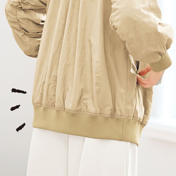 BELLUNA（ベルーナ）の「大人エレガントに決まるロングブルゾン（ブルゾン）」｜詳細画像