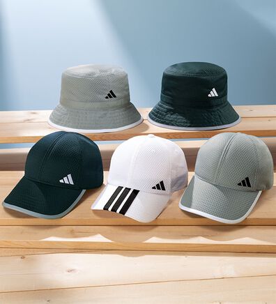 「＜ａｄｉｄａｓ＞クーラーテック軽量キャップ・ハット（メンズ帽子）」
