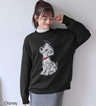 BELLUNA（ベルーナ）の「＜Ｄｉｓｎｅｙ＞【１０１匹わんちゃん】ジャカードゆったりセーター（ニット・セーター）」
