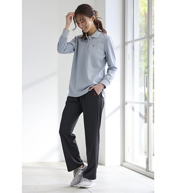 BELLUNA（ベルーナ）の「【２本組】【ＰＯＬＯ　ＢＣＳ】ウォーキングストレッチパンツ（フルレングスパンツ）」｜詳細画像