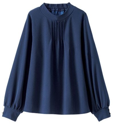 BELLUNA（ベルーナ）の「着脱楽々！袖ボタンデザインブラウス（ブラウス）」