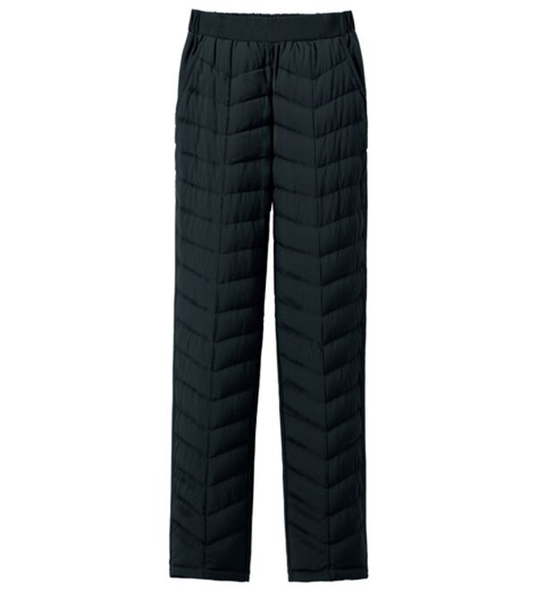 ルフラン（ルフラン）の「着ぶくれ知らず！美ダウンパンツ（その他パンツ）」｜黒