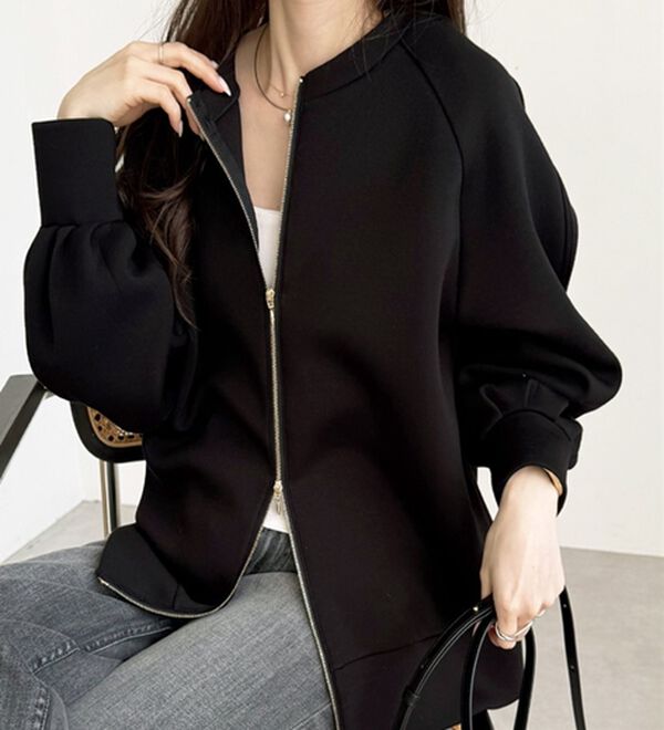 GeeRA（ジーラ）の「前後２ＷＡＹダブルジップスウェット（カットソー）」｜詳細画像