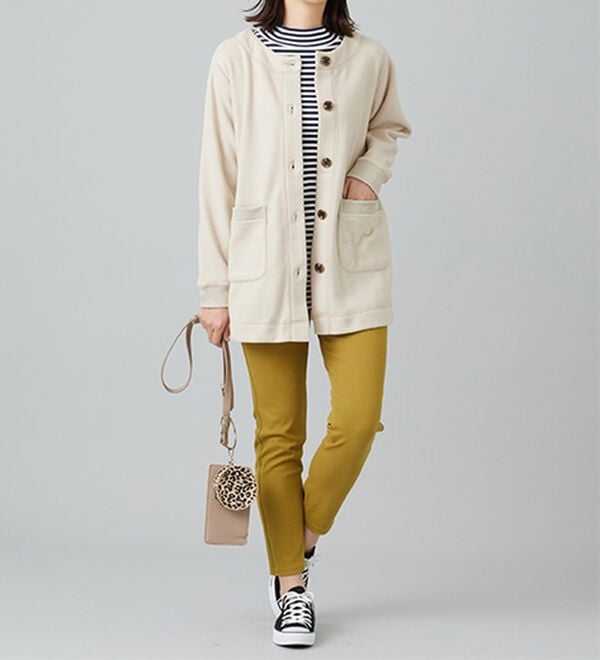 BELLUNA（ベルーナ）の「毎日着られる！快適フリースジャケット（セットアップ）」｜詳細画像