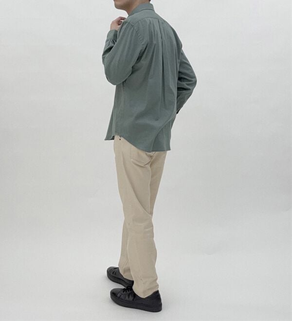 「＜コムルヴァン・オム＞ラクしてすっきり暖かパンツ（メンズフルレングスパンツ）」｜詳細画像