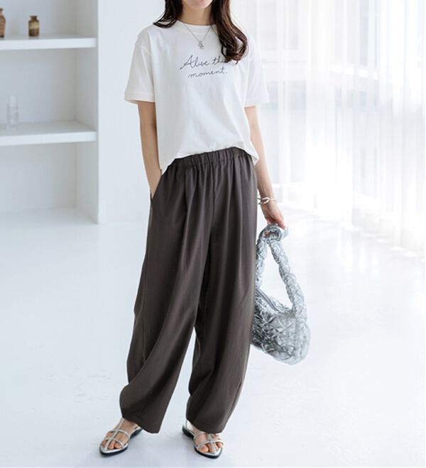 BELLUNA（ベルーナ）の「綿１００％大人顔サマ見えＴシャツ（Tシャツ）」｜詳細画像