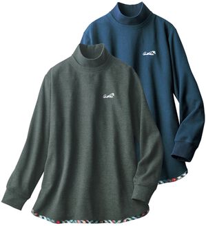 ルフラン（ルフラン）の「＜ＡＰ＞首元かわいいワッフルトレーナー（トレーナー・スウェット）」｜2色組