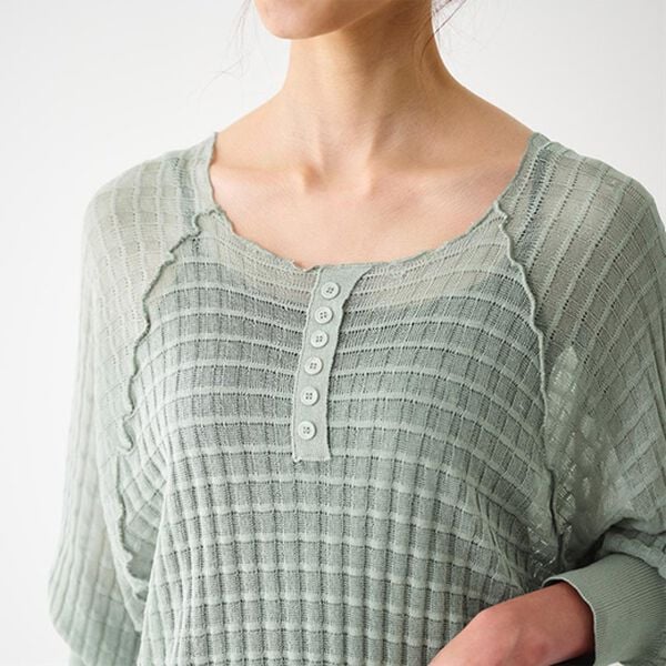 RANAN（ラナン）の「シアーニットプルオーバー（ニット・セーター）」｜詳細画像