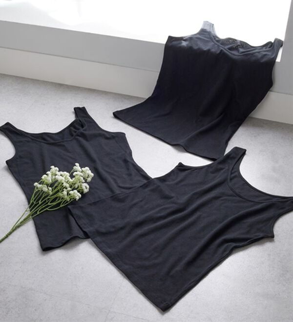 YU'NOW（ユナウ）の「【同色３枚セット】ベーシックインナータンクトップ（肌着・インナーウェア）」｜詳細画像