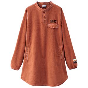 BELLUNA（ベルーナ）の「＜ＮＣＡＡ＞フリース素材シャツチュニック（チュニック）」｜コーラルピンク