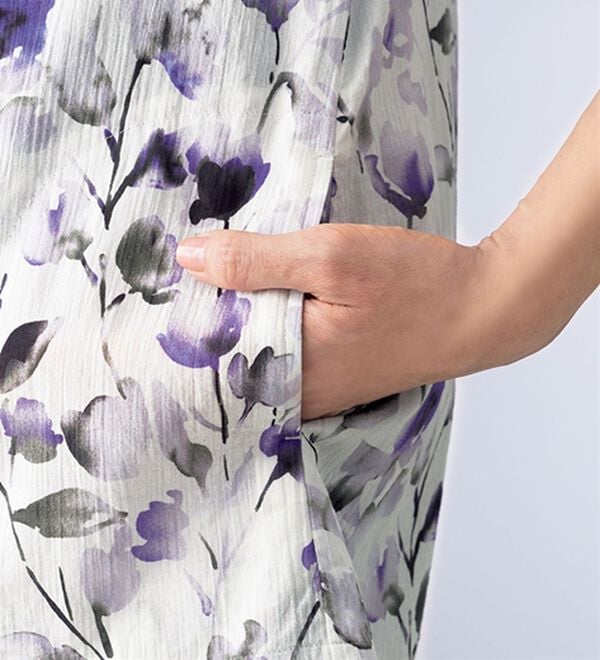 ルフラン（ルフラン）の「【２色組】日本製　花柄ブラウス（ブラウス）」｜詳細画像