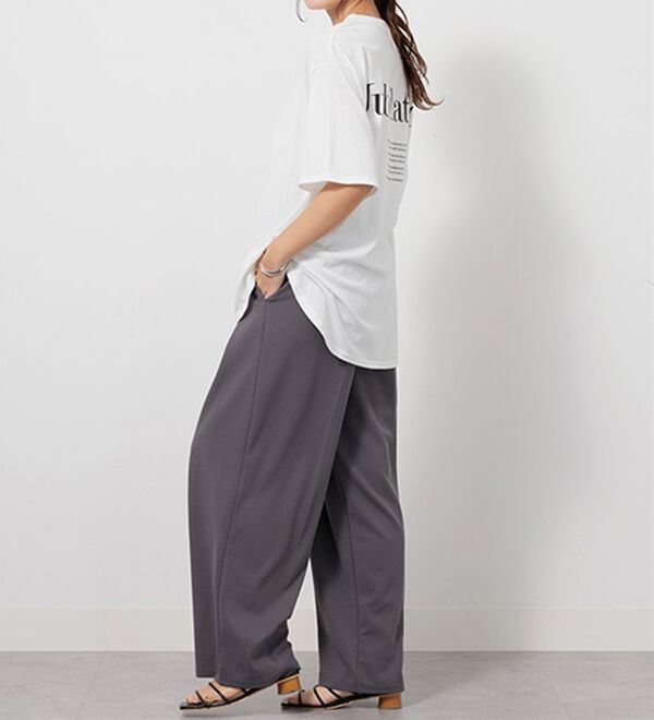 GeeRA（ジーラ）の「プリントチュニックＴシャツ（カットソー）」｜詳細画像