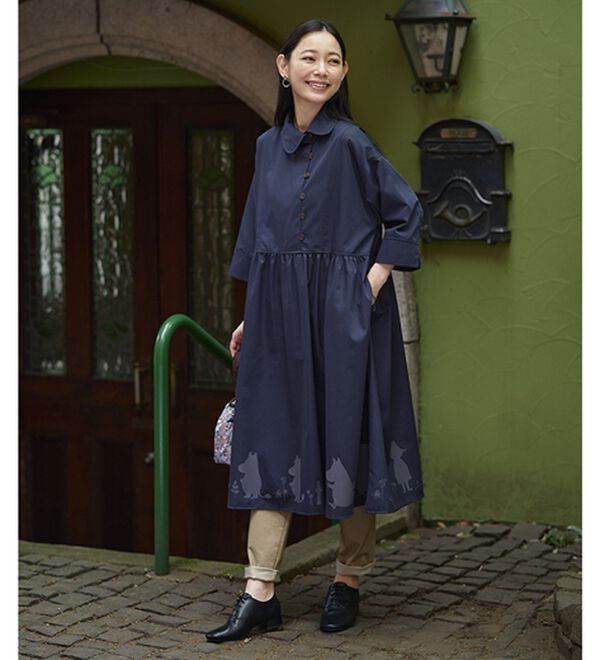 BELLUNA（ベルーナ）の「【ムーミン】シルエット柄ワンピース（その他ワンピース）」｜詳細画像