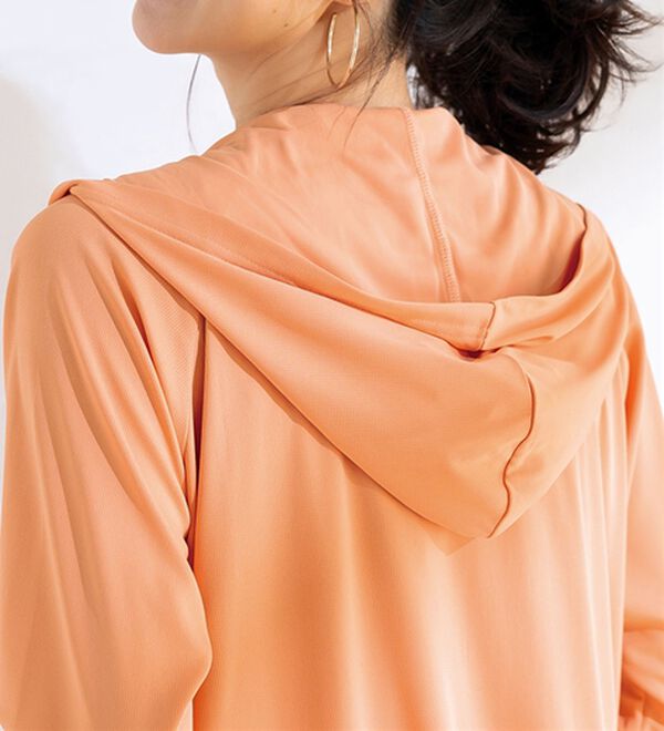 BELLUNA（ベルーナ）の「＜ＳＥＡ　ＢＲＥＥＺＥ＞ＵＶ対策！ひんやりラッシュガード（パーカー）」｜詳細画像