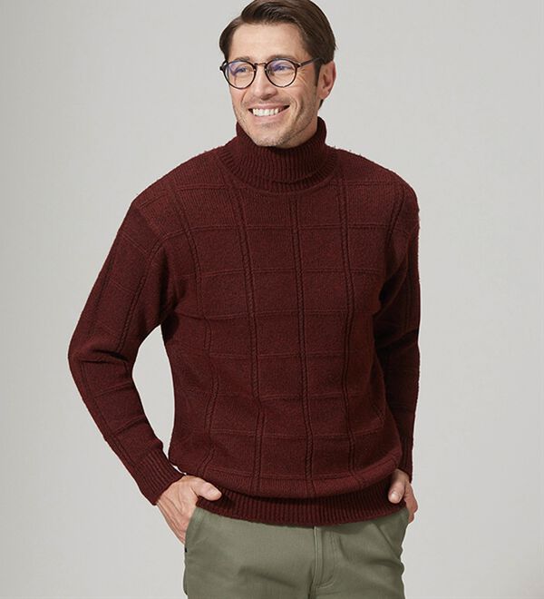 「まさに画期的裏暖かセーター（メンズニット・セーター）」｜詳細画像