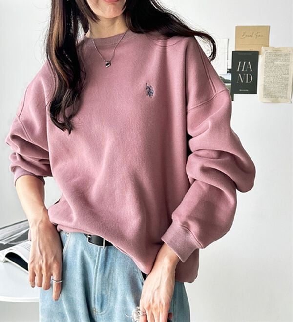 GeeRA（ジーラ）の「【U.S. POLO ASSN.】表ピーチ裏起毛スウェット（トレーナー・スウェット）」｜詳細画像