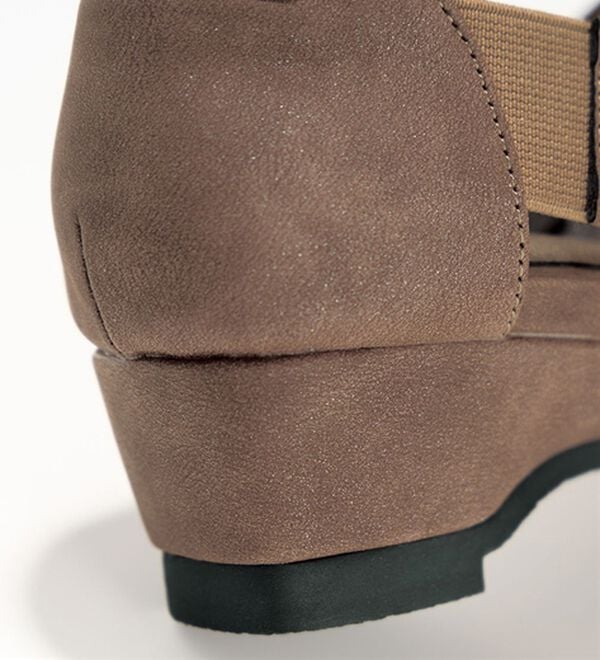 BELLUNA（ベルーナ）の「４Ｅパッチワークオープントゥパンプス（パンプス）」｜詳細画像