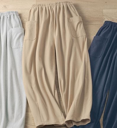 BELLUNA（ベルーナ）の「杢調ストレッチ素材コロンパンツ（フルレングスパンツ）」