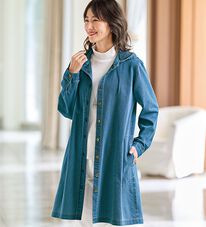 BELLUNA（ベルーナ）の「ストレッチデニムフードブルゾン（ブルゾン）」