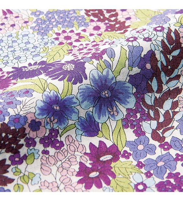 VINNO（ヴィノ）の「リバティプリント・異素材切替チュニック（チュニック）」｜詳細画像