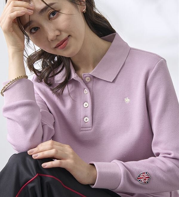 BELLUNA（ベルーナ）の「【ＰＯＬＯ　ＢＣＳ】裏起毛かのこポロシャツ（ポロシャツ）」｜詳細画像