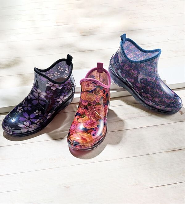 「華やかレインシューズ（レインシューズ）」｜詳細画像