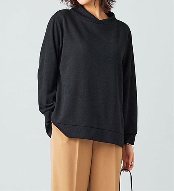 BELLUNA（ベルーナ）の「ラメ調バックフレアー切替プルオーバー（カットソー）」｜詳細画像