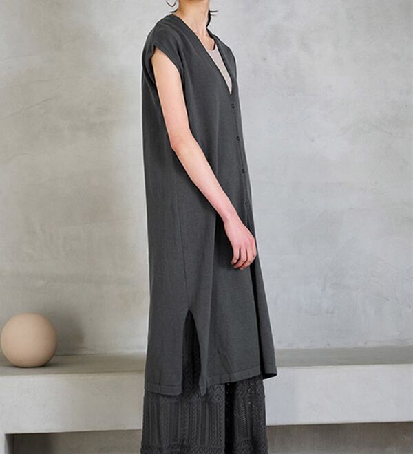 RANAN（ラナン）の「夏でも涼しい！綿１００％ニットセットアップ（セットアップ）」｜詳細画像