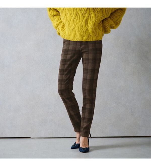 RANAN（ラナン）の「＋１０度素材！蓄熱保温裏起毛ストレッチスリムパンツ（フルレングスパンツ）」｜詳細画像