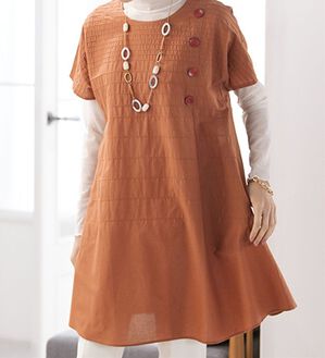 ルフラン（ルフラン）の「ピンタック素材チュニック（チュニック）」｜詳細画像