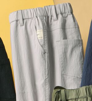 ルフラン（ルフラン）の「はきやすい♪やわらかコットンパンツ（その他パンツ）」｜ライトグレー